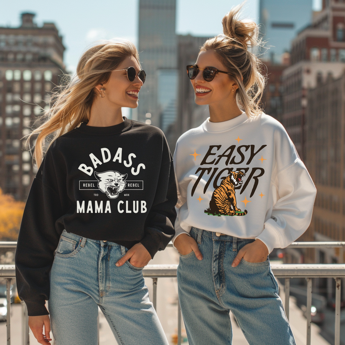 Badass Mama Club Crewneck Sweatshirt