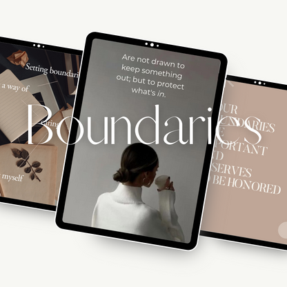 Healthy Boundaries Ebook + Workbook