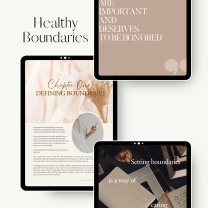 Healthy Boundaries Ebook + Workbook