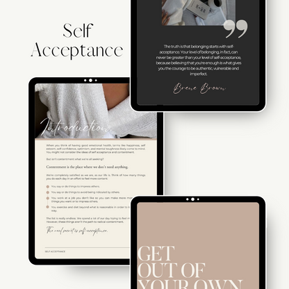 Self Acceptance Ebook + Workbook