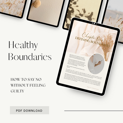 Healthy Boundaries Ebook + Workbook