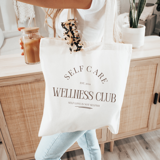 Self Care Wellness Tote Bag