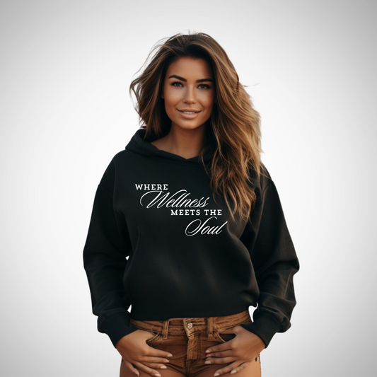 Where Wellness Meets the Soul Embroidered Hoodie